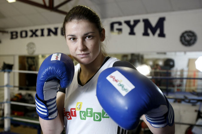 Katie Taylor at the Zest4Kidz launch by Iain White, Photographer, Dublin 16